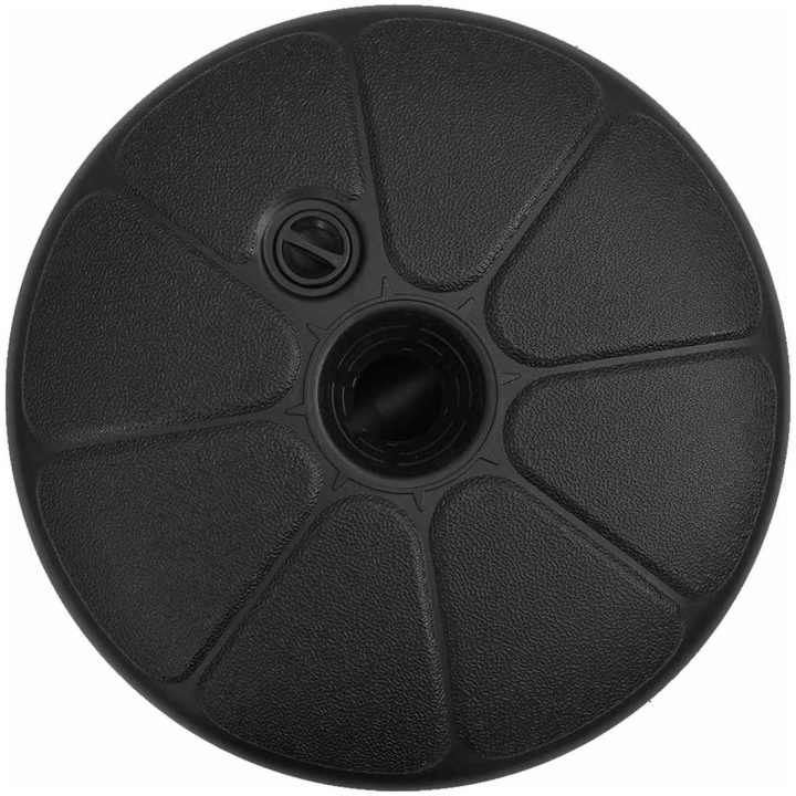 Parasollfot sand/vattenfylld 15 L svart vidaXL – bild 8