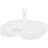 Parasollfot sand/vattenfylld 16 L vit plast vidaXL – miniatyr 3