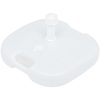 Parasollfot sand/vattenfylld 16 L vit plast vidaXL – miniatyr 4