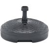 Parasollfot sand/vattenfylld 20 L antracit plastrotting vidaXL – miniatyr 2