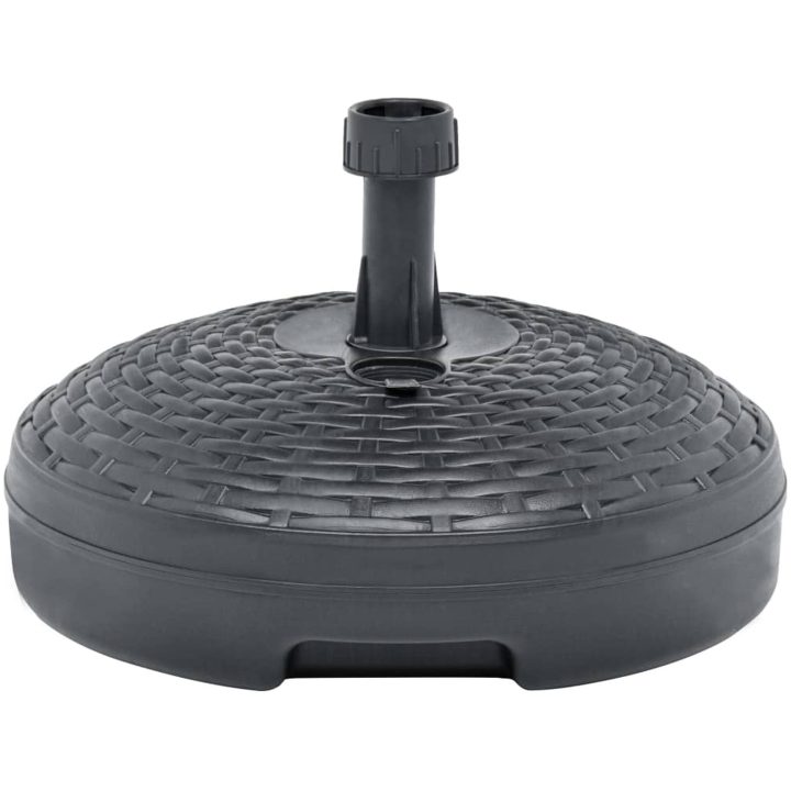 Parasollfot sand/vattenfylld 20 L antracit plastrotting vidaXL – bild 2