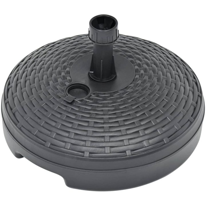 Parasollfot sand/vattenfylld 20 L antracit plastrotting vidaXL – bild 4