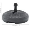 Parasollfot sand/vattenfylld 20 L antracit plastrotting vidaXL – miniatyr 6