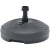 Parasollfot sand/vattenfylld 20 L antracit plastrotting vidaXL – miniatyr 1