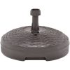 Parasollfot sand/vattenfylld 20 L brun plastrotting vidaXL – miniatyr 2