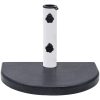Parasollfot svart 40x28x4 cm granit vidaXL – miniatyr 2
