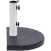 Parasollfot svart 40x28x4 cm granit vidaXL – miniatyr 3