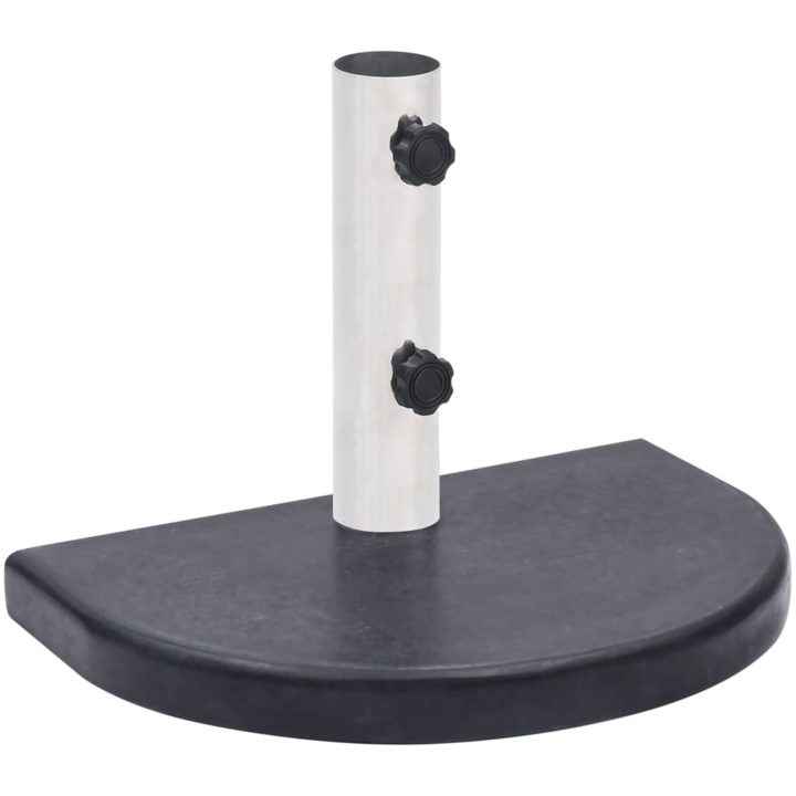 Parasollfot svart 40x28x4 cm granit vidaXL – bild 4