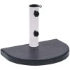 Parasollfot svart 40x28x4 cm granit vidaXL – miniatyr 1