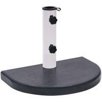 Parasollfot svart 40x28x4 cm granit vidaXL