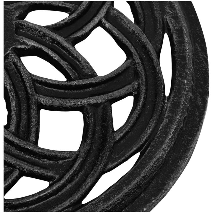 Parasollfot svart 44x gjutjärn vidaXL ⌀44 x 31 cm – bild 6