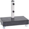 Parasollfot svart 45x25x8 cm granit vidaXL – miniatyr 2