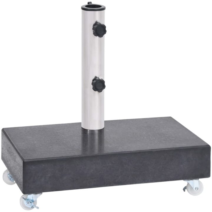 Parasollfot svart 45x25x8 cm granit vidaXL – bild 2