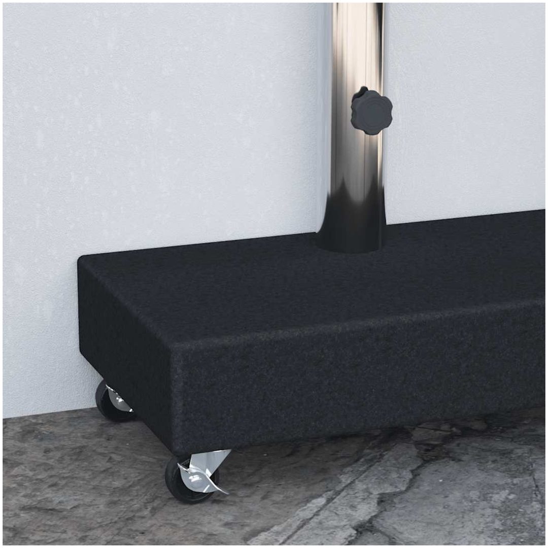 Parasollfot svart 45x25x8 cm granit vidaXL – bild 4
