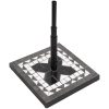 Parasollfot svart och vit fyrkantig 12 kg vidaXL – miniatyr 3