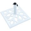 Parasollfot vit 12 kg 49 cm gjutjärn vidaXL 49 x 49 x 33 cm – miniatyr 5
