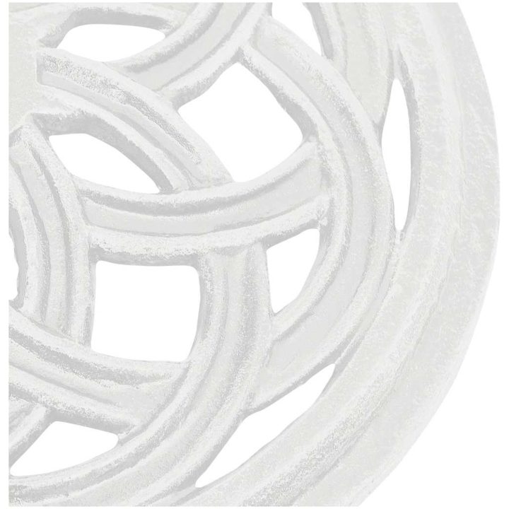 Parasollfot vit 44x gjutjärn vidaXL ⌀44 x 31 cm – bild 7