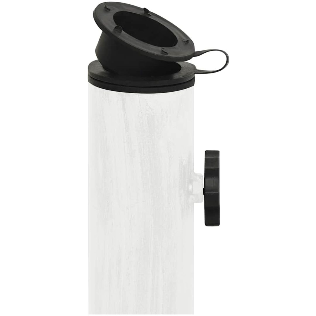 Parasollfot vit 44x gjutjärn vidaXL ⌀44 x 31 cm – bild 8