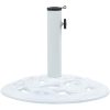 Parasollfot vit 9 kg 40 cm gjutjärn vidaXL 40 x 40 x 32 cm – miniatyr 2