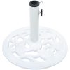 Parasollfot vit 9 kg 40 cm gjutjärn vidaXL 40 x 40 x 32 cm – miniatyr 5