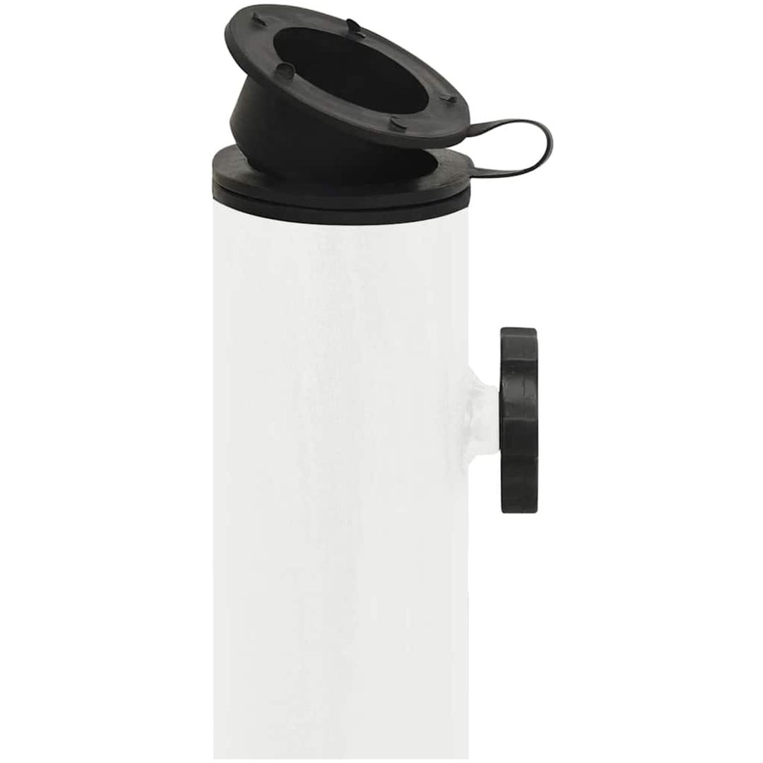 Parasollfot vit gjutjärn vidaXL 44 x 44 x 31 cm – bild 6
