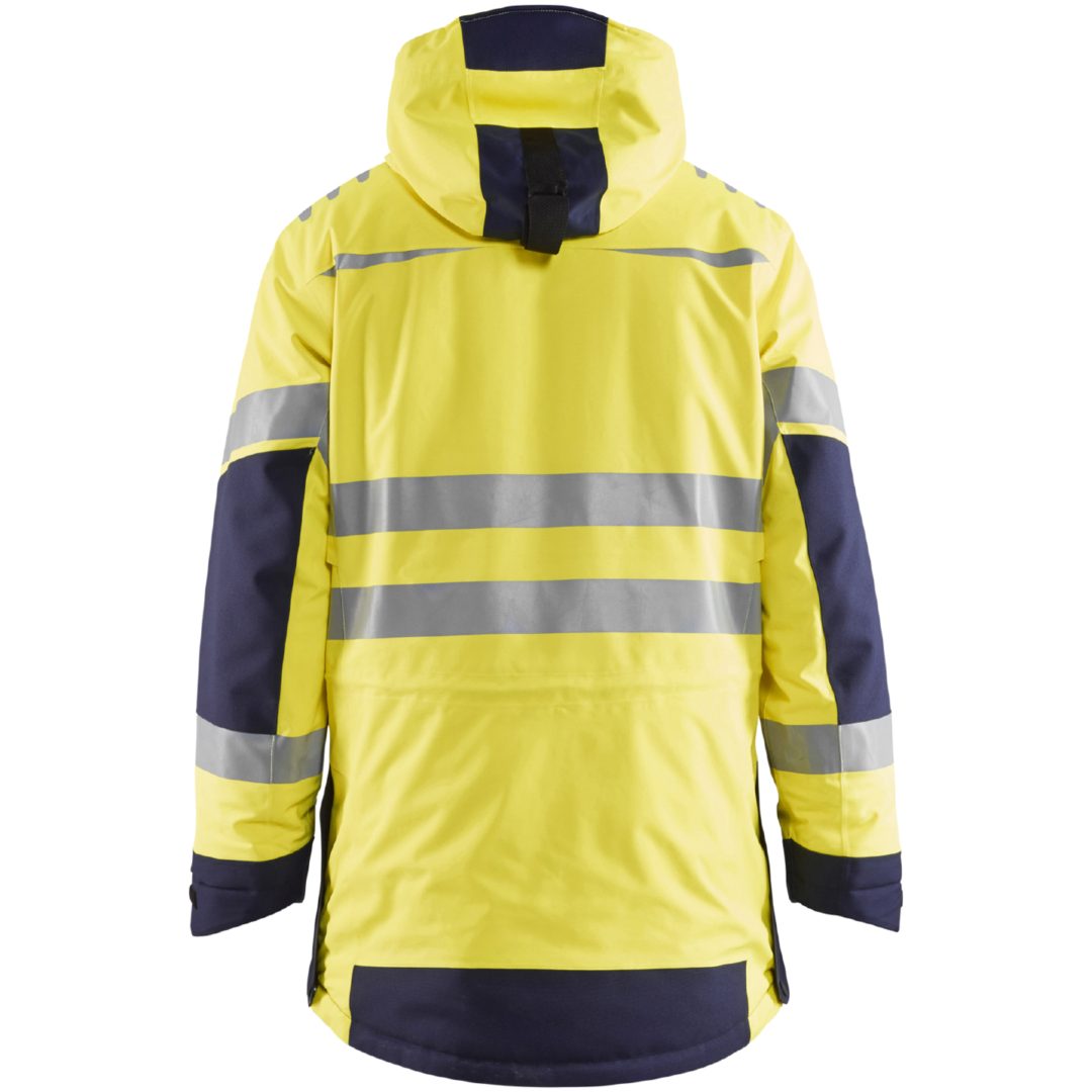 Parkas 44691921 Hivisgul / Marin BLÅKLÄDER PARKAS 44691921 GUL/MARIN S – bild 2