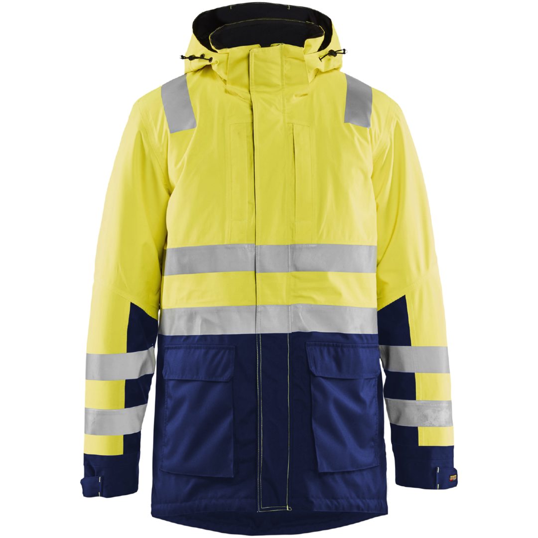 Parkas 44951987 Hivisgul / Marin BLÅKLÄDER PARKAS 44951987 GUL/MARIN XS