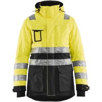 Parkas dam 44721987 Hivisgul / Svart BLÅKLÄDER