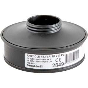 Partikelfilter Fläktassisterat SR 710 P3 PAPR Svart Sundström