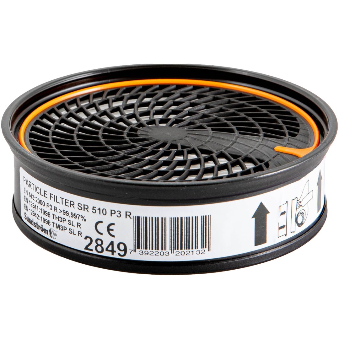 Partikelfilter SR 510 P3 5p Svart Sundström