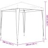 Partytält blå vidaXL 2 x 2 m – miniatyr 8