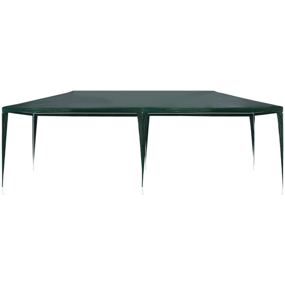 Partytält PE grön vidaXL 3 x 6 m – bild 2