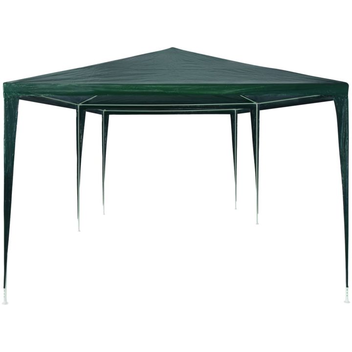 Partytält PE grön vidaXL 3 x 6 m – bild 3