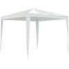 Partytält vit vidaXL 2.5 x 2.5 m – miniatyr 2