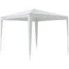 Partytält vit vidaXL 2.5 x 2.5 m – miniatyr 5