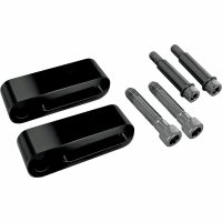 Passagerarfotplattor Förlängningskit Svart Aluminium PINGEL