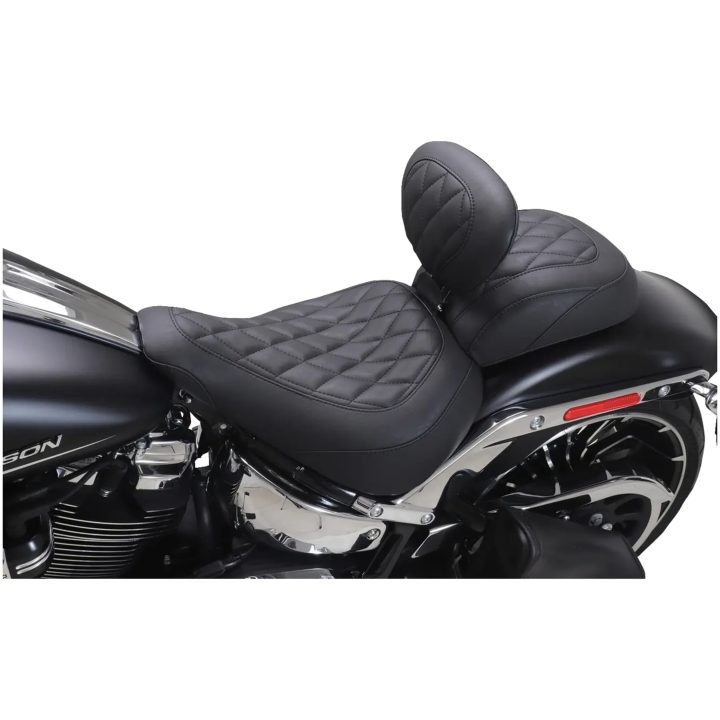 Passagerarsadel Bred Tripper™ Diamantmönstrad Svart MUSTANG – bild 3