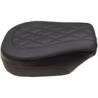 Passagerarsadel Standard Touring Diamantstickad Svart MUSTANG