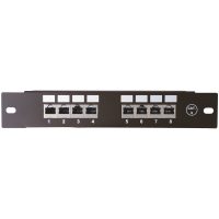 Patchpanel 10" Cat.6, Skärmad, 8-portar MALMBERGS
