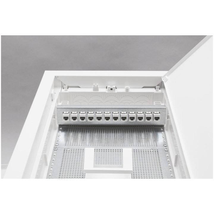 Patchpanel för 12 st keystone-kontakter MALMBERGS – bild 2