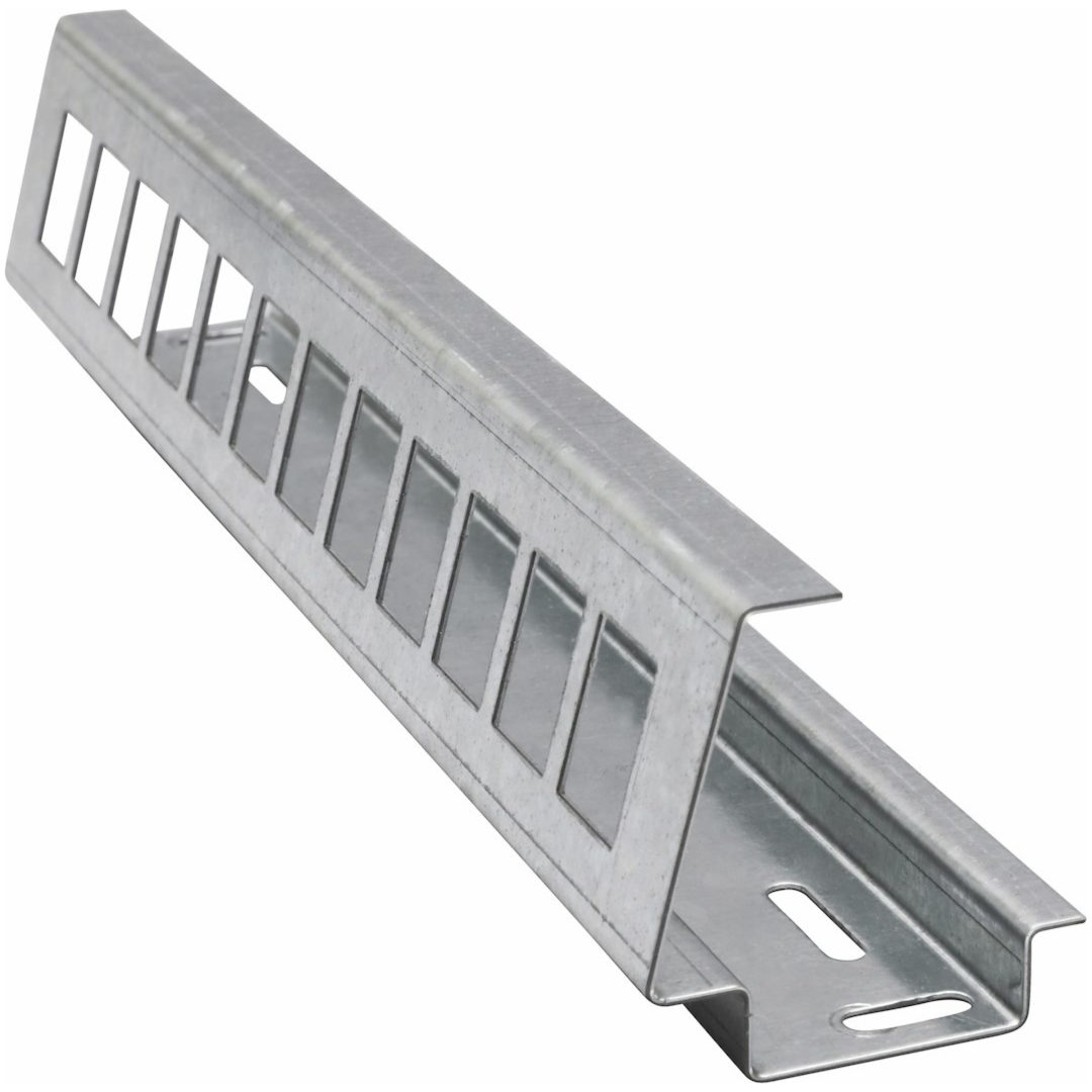 Patchpanel för 12 st keystone-kontakter MALMBERGS