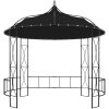Paviljong 300x290 cm antracit rund vidaXL – miniatyr 2