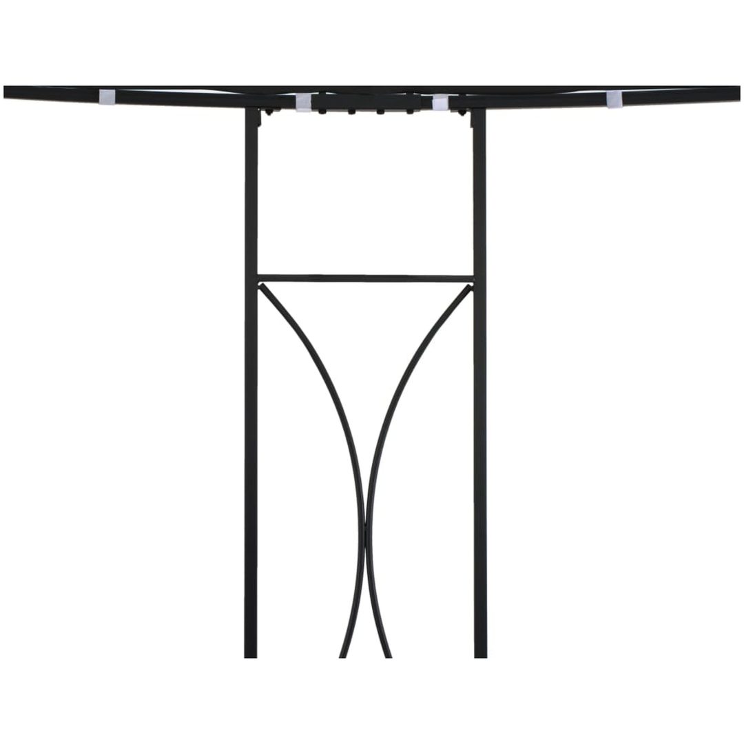 Paviljong 300x290 cm antracit rund vidaXL – bild 4