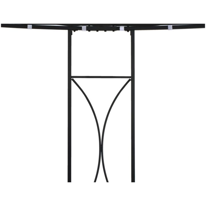 Paviljong 300x290 cm antracit rund vidaXL – bild 4