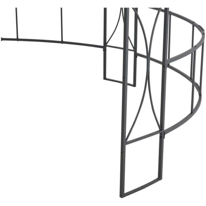 Paviljong 300x290 cm antracit rund vidaXL – bild 5