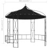 Paviljong 300x290 cm antracit rund vidaXL – miniatyr 6