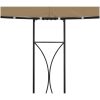 Paviljong 300x290 cm taupe rund vidaXL – miniatyr 3