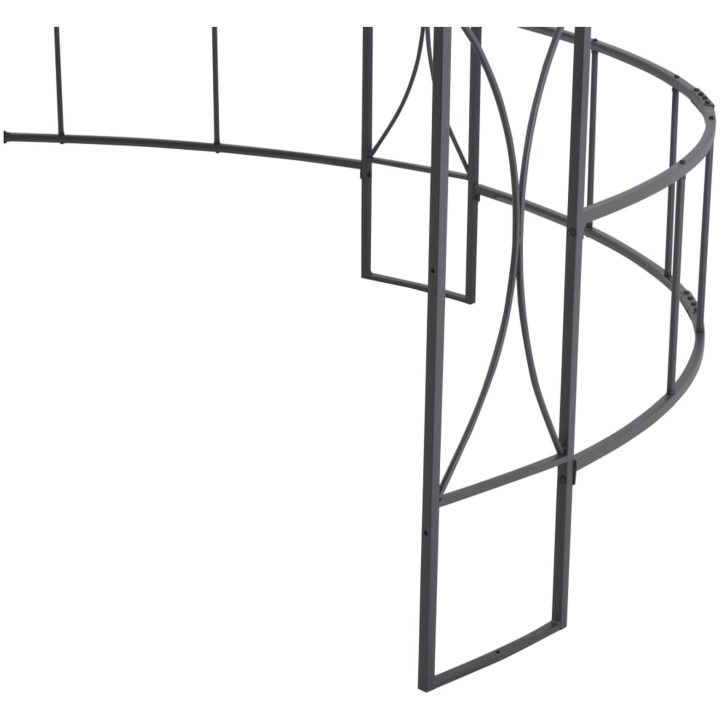 Paviljong 300x290 cm taupe rund vidaXL – bild 4