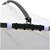 Paviljong 300x290 cm vit rund vidaXL – miniatyr 3