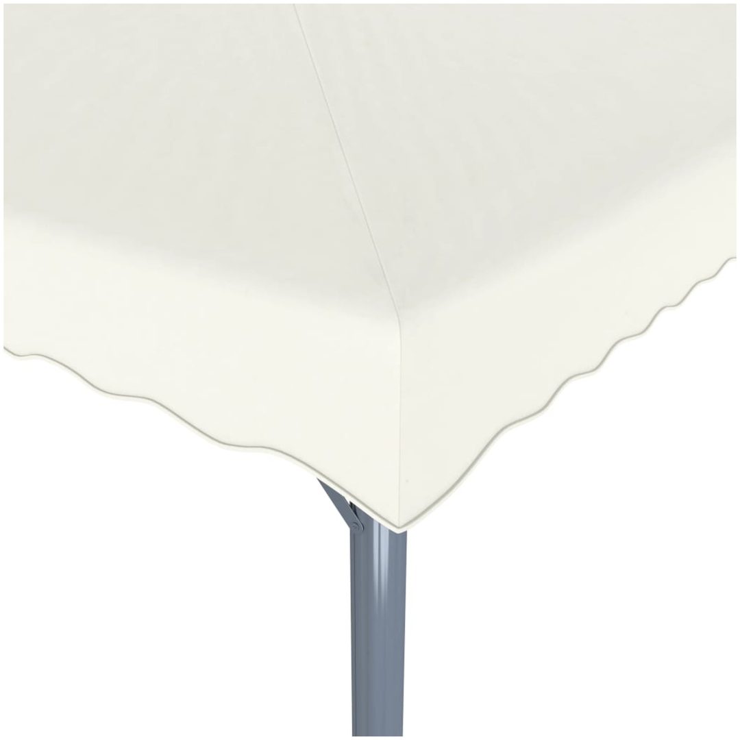 Paviljong 300x300 cm gräddvit aluminium vidaXL – bild 3